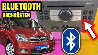 Opel Meriva Radio CD30 Mp3 Bluetooth nachrüsten [upl. by Dust]