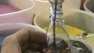 learn how they do sand art bottle [upl. by Gunar]