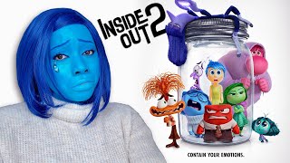 I Dressed Up As Sadness To Watch INSIDE OUT 2 For The First Time 😭💙 Movie Reaction [upl. by Natica]