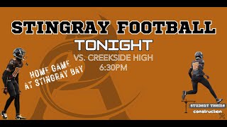 Creekside at Atlantic Coast High School football October 14 2024 [upl. by Dyraj]