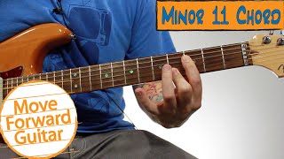 Beginner Jazz Guitar Chords  Minor 11 [upl. by Aihseket37]