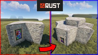 The BEST Way to Expand your 2x1 into a BUNKER BASE in Rust  Fast Tutorial [upl. by Wanda432]