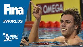 Gregorio Paltrinieri  Interview  2014 FINA World Swimming Championships Doha [upl. by Duleba]