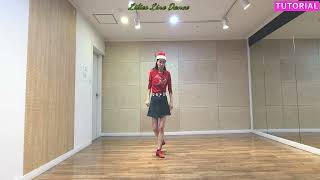 Celebrating Christmas Line dance  DEMO amp TUTORIAL [upl. by Dalston]