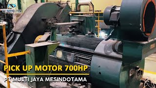 BONGKAR DINAMO 700HP DI PABRIK KAWAT BY PT MULTIJAYA MESINDOTAMA [upl. by Adnerol]