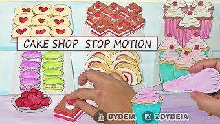 CAKE SHOP STOP MOTION  STOP MOTION TOKO amp KUE BOLU  스톱 모션 [upl. by Jesh]