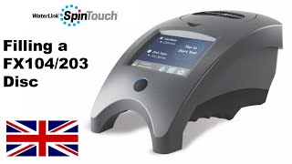 LaMotte Spintouch FX Filling a FX104 or FX203 disc [upl. by Orwin]