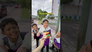 Dalam dunia saya paling comel  streetinterview kids shortsfeed [upl. by Eedolem356]