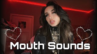 ASMR  Pure Mouth Sounds at 100 Sensitivity  Fast amp Aggressive wetdry [upl. by Annaear]