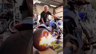 V Rod Harley Davidson Exhaust Flames 🏍️🔥 [upl. by Surat520]