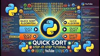 Quick Sort Algorithm in Python StepbyStep Tutorial [upl. by Thetis231]