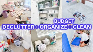 NEW DECLUTTER  ORGANIZE  CLEAN WITH ME  CLEANING MOTIVATION  HOME ORGANIZATION  DOLLAR TREE [upl. by Brennen]