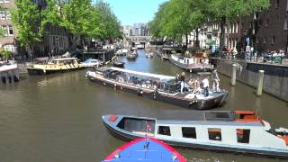 Drukte op de Korte Prinsengracht Amsterdam [upl. by Lingwood]