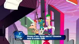 Phineas et Ferb le film  Extrait  Saut en parachute  en Francais [upl. by Byron]