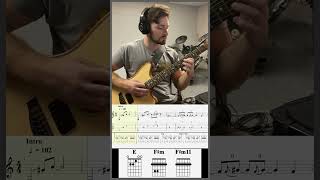 Upside DownJack JohnsonIntro Tab and Strumming Pattern acousticguitar guitartabs guitarsolo [upl. by Breech]