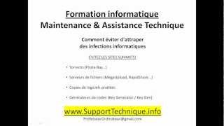 Maintenance 5 Pour éviter les infections  Maintenance informatique soutien et support technique [upl. by Anitreb]