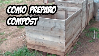 Como Preparo Compost  Abono Organico [upl. by Enneira]