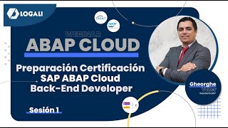 Preparación Certificación SAP ABAP Cloud BackEnd Developer  En vivo Sesión 1 [upl. by Janenna]