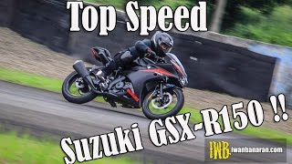 Geber Suzuki new GSXR150 Sentul  Test handling top speed braking amp performa [upl. by Acinahs492]