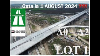 Autostrada A0  Nod cu A2  LOT 1  19 Aprilie 2024  a0 autostrada dji Aerial 1k subs 4k new [upl. by Kato107]