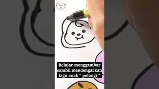 How to draw a cute Chimmy  BT21 shorts youtubeshorts drawing [upl. by Tamanaha670]