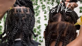 ASMR  Scalp Oiling on Real Person amp Natural Hair Mannequin No Talking [upl. by Ganley431]