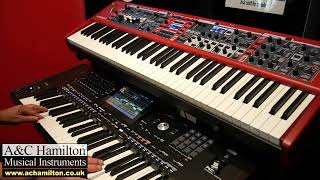 Nord Stage 4 vs Korg PA5X Sound Comparison [upl. by Sirtemed28]