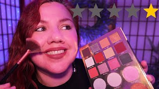 I WENT TO THE WORST REVIEWED MAKEUP ARTIST IN MY CITY 💄 ASMR 💄 Soft Talk [upl. by Templa606]