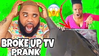 Broke up tv prank on fiance 😱 [upl. by Aniaj]