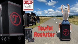 TEUFEL ROCKSTER 2021 Speaker Bluetooth Unboxing [upl. by Elleirua490]