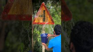 Cleaning 🛑 sign board🇮🇳 INDEPENDENCE DAY 💯 shorts youtubeshorts independenceday [upl. by Chiquia]