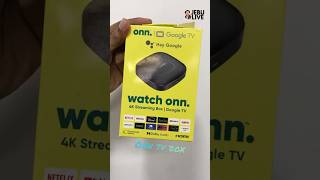 Onn Android TV Box 2GB amp 16GB techshorts techunboxing techreview [upl. by Wolpert]