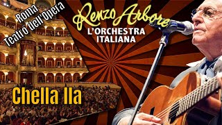 Renzo Arbore l’orchestra italiana Chella llà TEATRO DELLOPERA [upl. by Ebehp242]