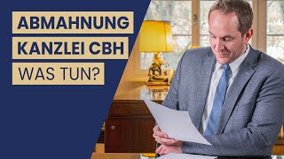 Abmahnung KANZLEI CBH Cornelius Bartenbach Haesemann bekommen [upl. by Sekofski402]