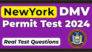 DMV Permit Test 2024 New york  Real test Questions [upl. by Eizeerb772]