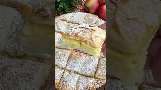 RUSTICHELLA ALLE MELE 🍎 torta di pasta sfoglia ripiena di crema e mele [upl. by Etta]