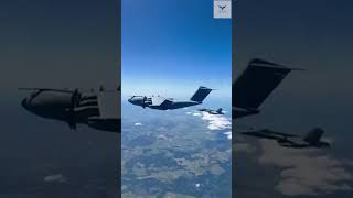 JAS 39 Gripen Air Refueling shorts army usa military shortvideo reels [upl. by Arihaz855]