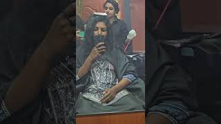 Hair coloring done finally haircolor minivlogs trending haircolor haircare haircut kerala [upl. by Fasa]