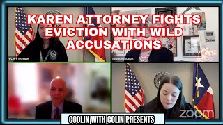 Karen Attorney Makes Wild Accusations While Being Evicted [upl. by Snave167]