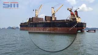 Loading limestone to Break Bulk Vessel [upl. by Linad992]