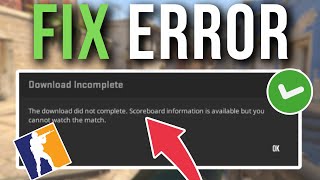 How To Fix CS2 Download Incomplete Replays [upl. by Annez]