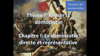 Thème I Comprendre un régime politique  La démocratie [upl. by Anauqed]