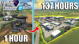 I SPENT 137 HOURS Becoming a 💵 MILLIONAIRE in FS22 10 MILLION CHALLENGE  Farming Simulator 22 [upl. by Arnie]