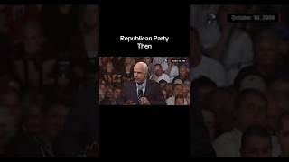 Republican Party Now VS Then John McCain we miss you 🕊️ election2024 trump mccain harris [upl. by Hgielac]