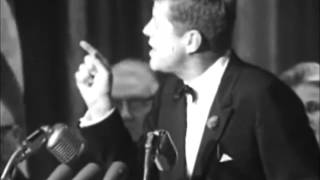 March 10 1962  President John F Kennedys remarks at a Fundraising Dinner in Miami Beach Florida [upl. by Selmner]