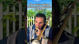 The secret to making a Harmon mute work on trombone  Alan Kaplan explains trombone brass [upl. by Olivier925]