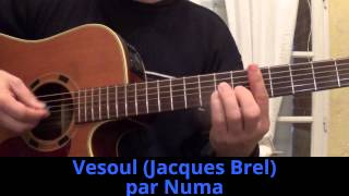 Vesoul Jacques Brel cover  reprise guitare 1968 [upl. by Manaker757]