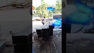 Trus square pipe bending 300×150 mm trend popular song ytshort [upl. by Diana813]