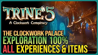 Trine 5  Level 19 The Clockwork Palace 100 Walkthrough  All Experience amp Collectibles [upl. by Kilam]