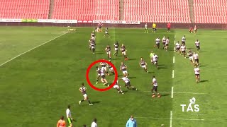 Henco van Wyk at his best vs Sharks u20 Rd 3  quotWeapon Xquot [upl. by Wilhelmina120]